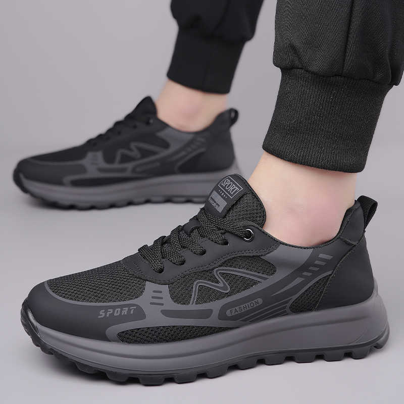 Men Shoes Trainers - مثقب الدانتيل متابعة الصيف أحذية عالية