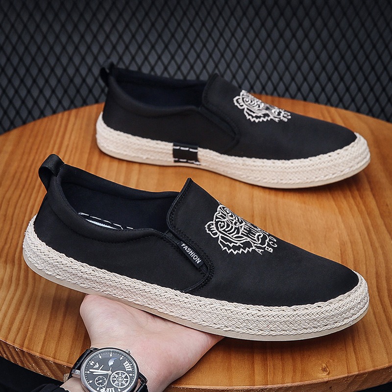 Men Shoes Designer - أحذية سوداء قابلة للتنفس للرجال أحذية