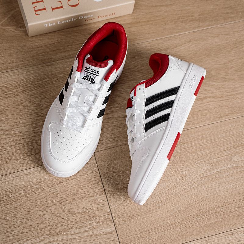 Men'S Shoes Black And White - أحذية أديداس هوبس كلاسيك KI1061 للرجال،