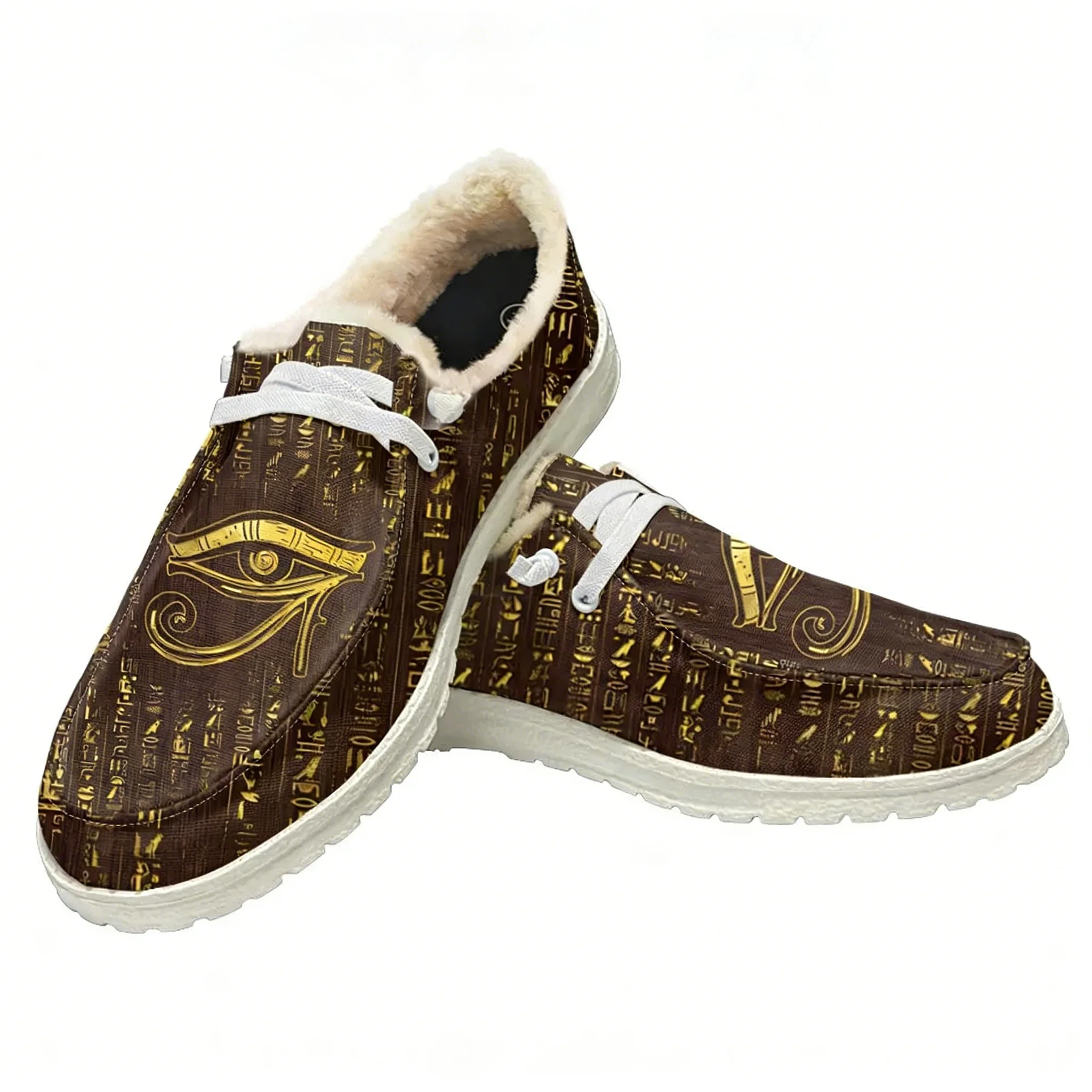 Men Shoes Egypt - حذاء كاجوال بتصميم عين حورس المصري،