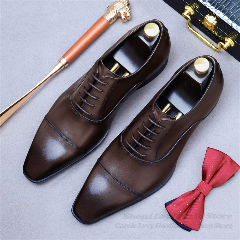 الرجال أكسفورد أحذية من الجلد  - مراجعة Men Shoes Oxford وسعره