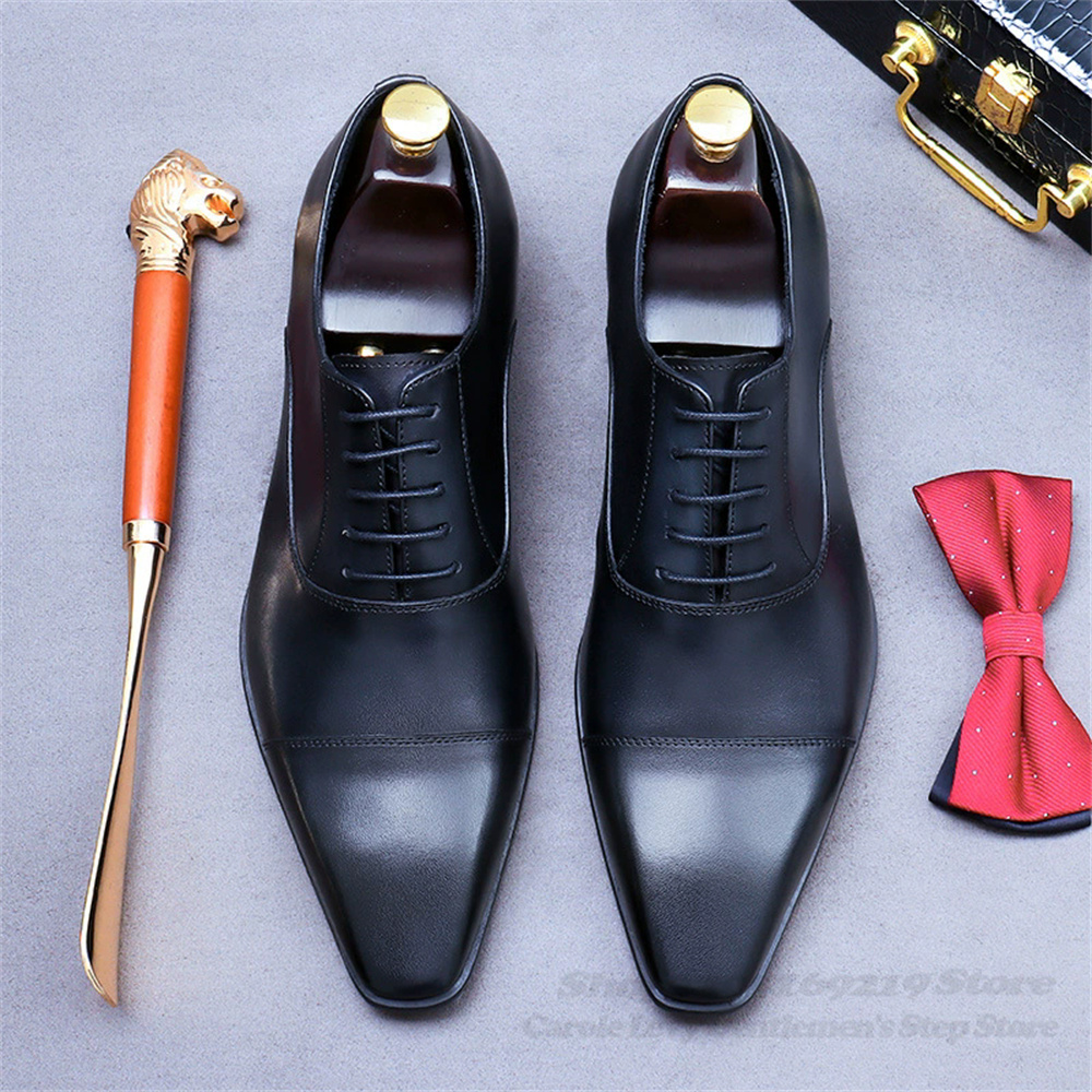 الرجال أكسفورد أحذية من الجلد  - مراجعة Men Shoes Oxford وسعره