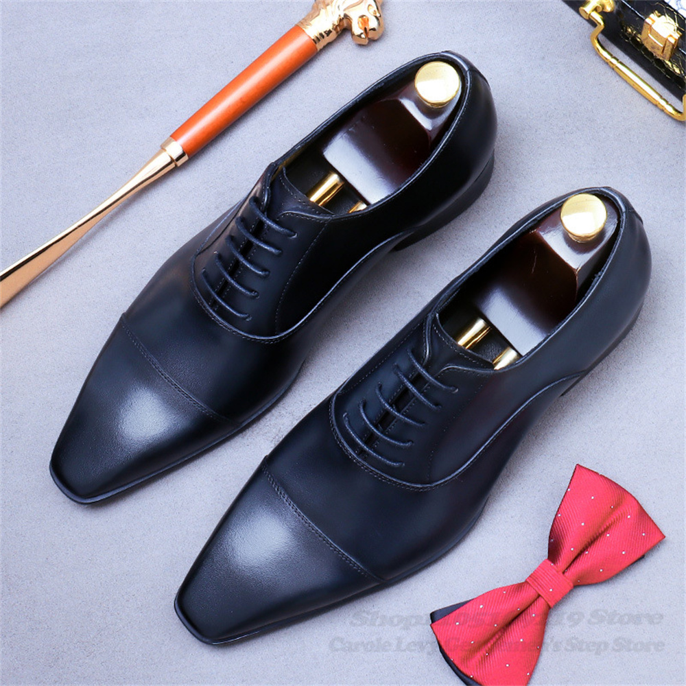 الرجال أكسفورد أحذية من الجلد  - مراجعة Men Shoes Oxford وسعره