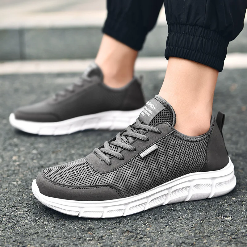 جديد شبكة حذاء رجالي لاك متابع - مراجعة Men Shoes Trainers وسعره