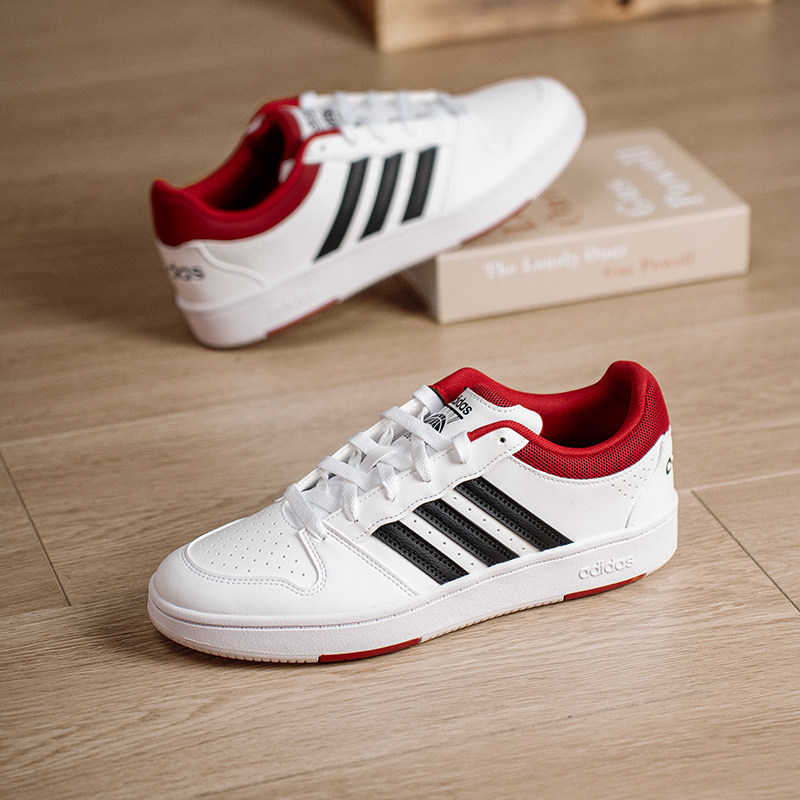 أحذية أديداس هوبس كلاسيك KI106 - مراجعة Men'S Shoes Black And White وسعره