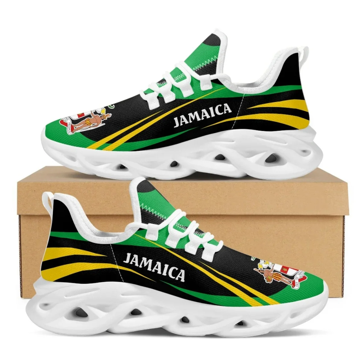 جامايكا العلم طباعة أحذية الرج - مراجعة Men Shoes Trainers وسعره