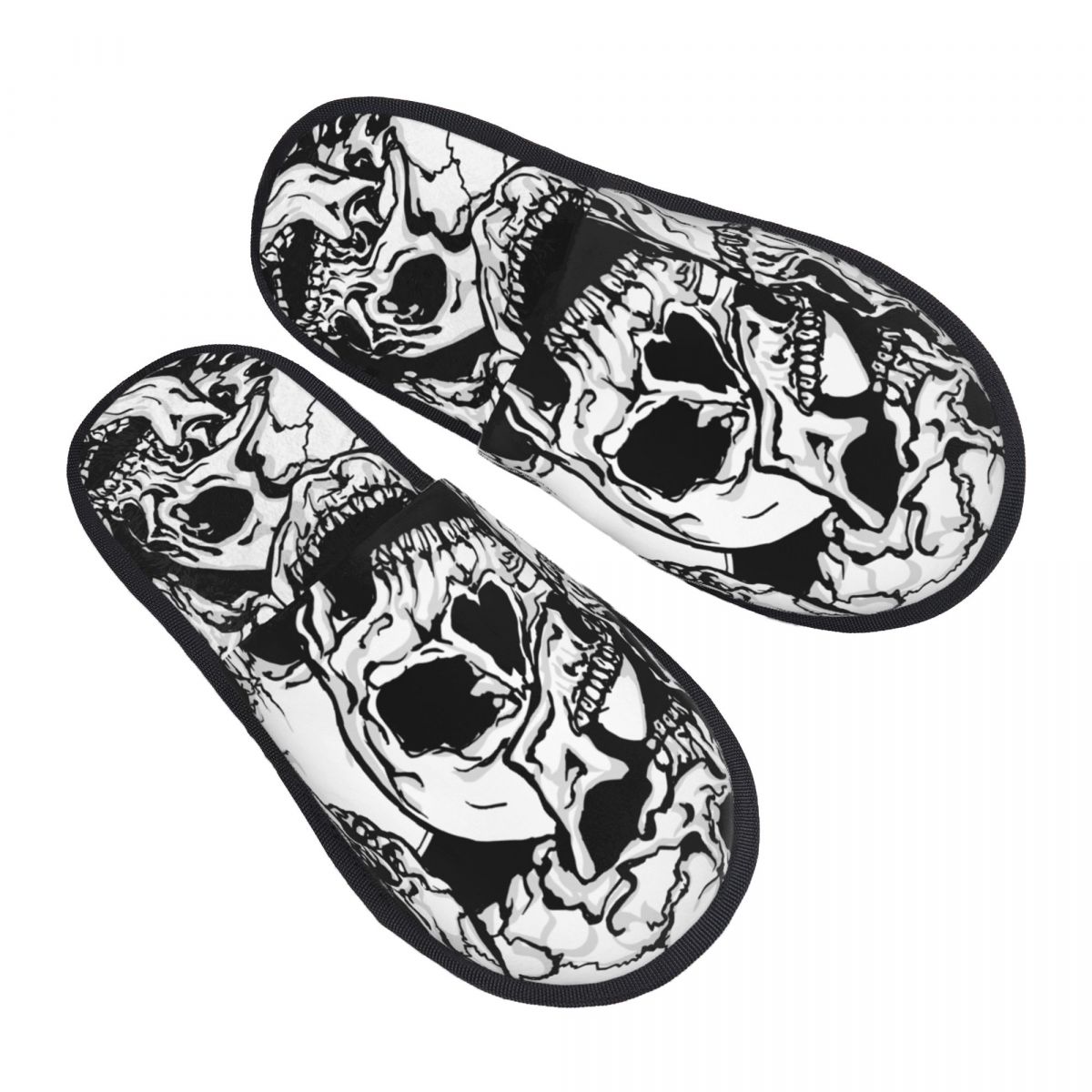 داخلي أبيض وأسود الجماجم النعا - مراجعة Men'S Shoes Black And White وسعره