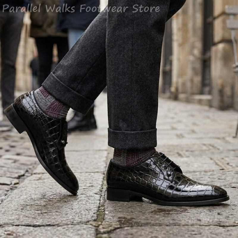 أحذية أكسفورد رجالية من الجلد  - مراجعة Men Shoes Oxford وسعره