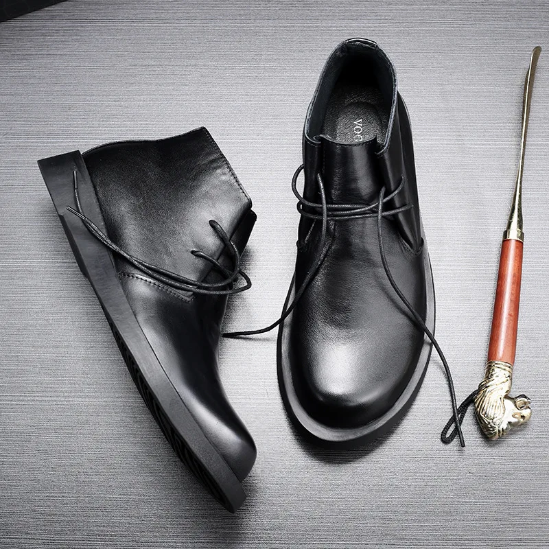 خمر جلد طبيعي الرجال الكاحل ال - مراجعة Men Shoes Oxford وسعره
