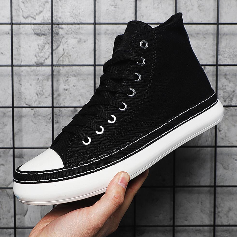 أحذية قماشية رجالية عالية الرق - مراجعة Men'S Shoes Black And White وسعره