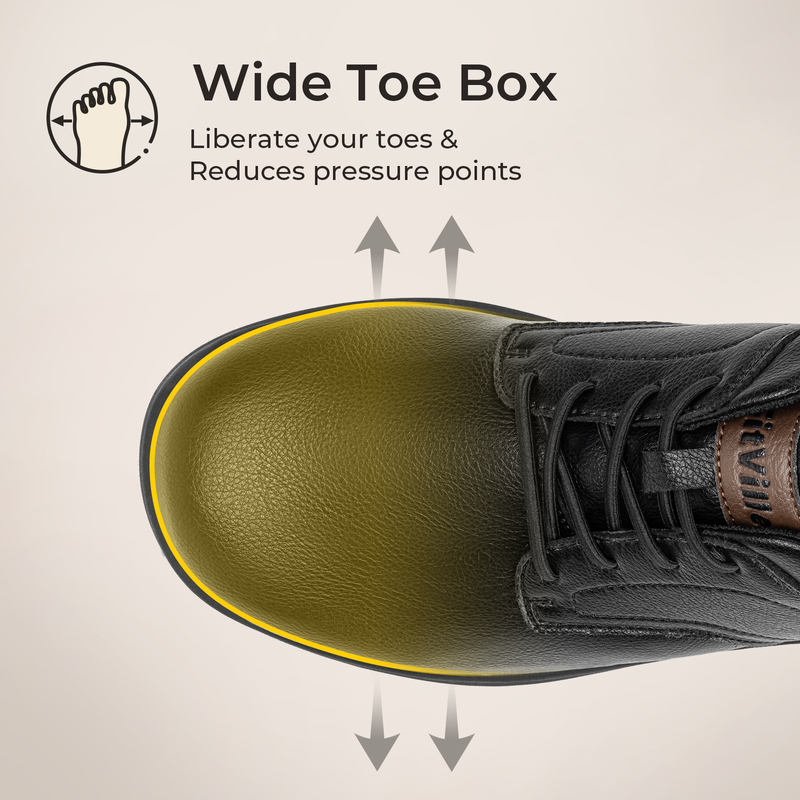 أحذية itVille الرجالية الجلدية - مراجعة Men'S Shoes For Wide Feet وسعره