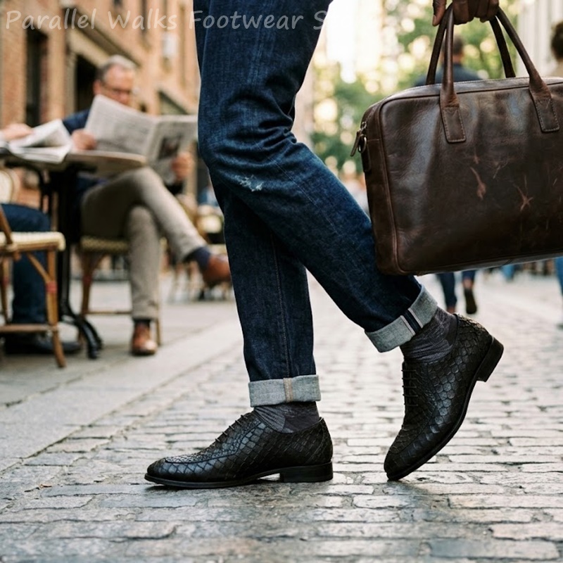 أحذية أكسفورد رجالية رسمية من  - مراجعة Men Shoes Oxford وسعره