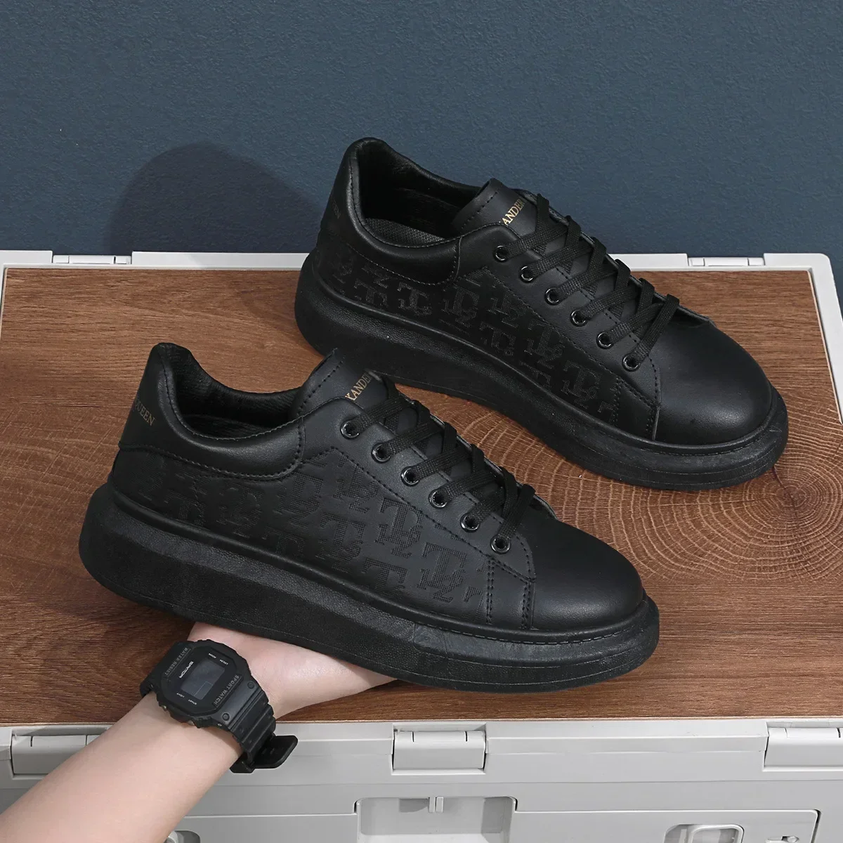 أحذية رجالية كاجوال 2026 للربي - مراجعة Men'S Shoes Black And White وسعره