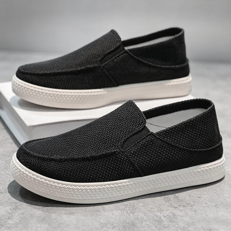 أحذية رجالية كاجوال من الكتان  - مراجعة Loafer Slip On Men وسعره