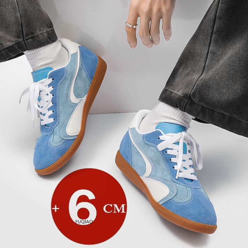6 سنتيمتر الارتفاع زيادة أحذية - مراجعة Men Shoes Trainers وسعره