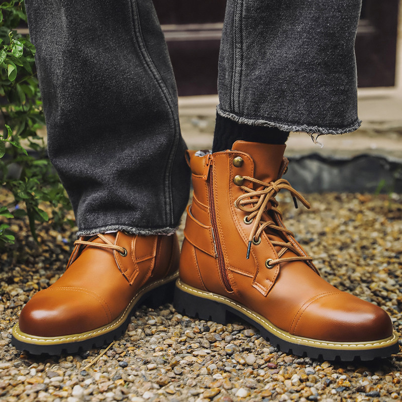 أحذية رجالية جلدية عصرية للخري - مراجعة Men Shoes Oxford وسعره