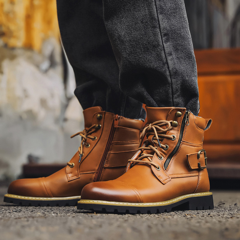 أحذية رجالية جلدية عصرية للخري - مراجعة Men Shoes Oxford وسعره
